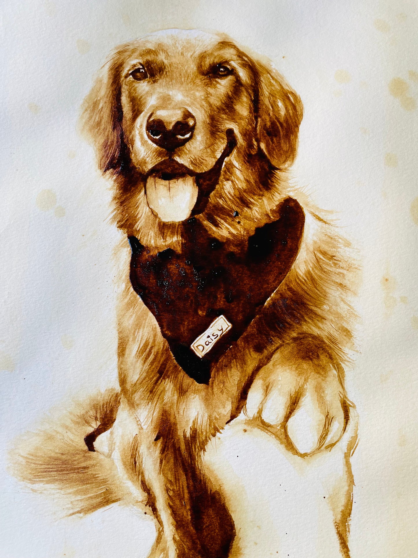 6" x 8" : Custom Pet Portrait From Photo