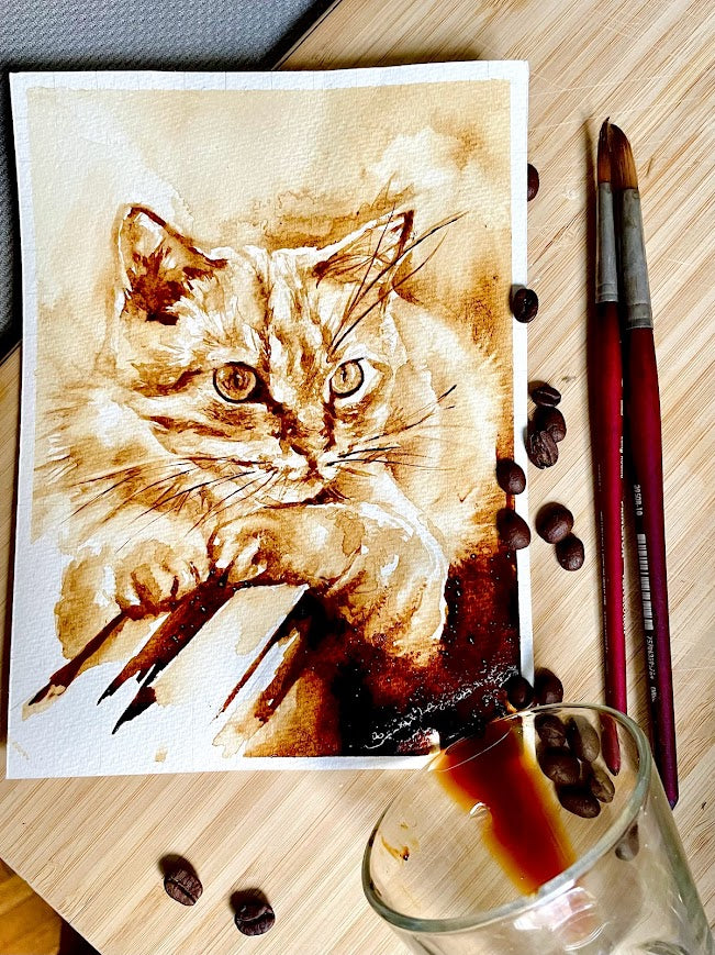 6" x 8" : Custom Pet Portrait From Photo